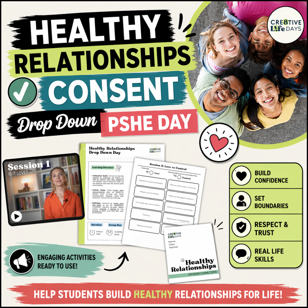 Cre8tive Resources - Healthy Relationships + Consent – PSHE Day